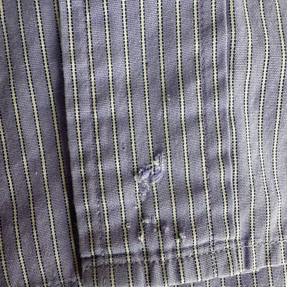Austin Reed London Long Sleeve Button Down Shirt - Mens Size Medium- Purple - Picture 4 of 5